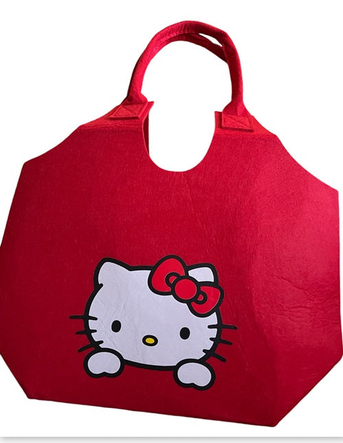 Hello Kitty Felt Bag (Red)